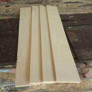 Pine wood chips diy handmade model making cabin material thin board material custom bed slats