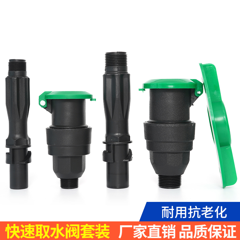 6 points DN20 quick water intake valve Landscaping 1 inch DN25 lawn water intake pipe joint to plug in the water intake rod