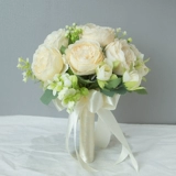 Свяжите Fander, The Flower Wedding Tulip, симуляция цветочного букета цветка, невесты невесты невесты, опора для свадебного предмета, регистр вуаль.