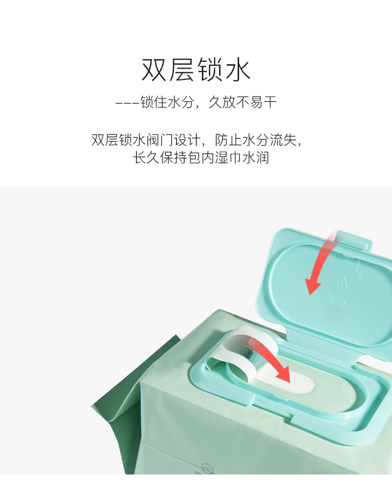 Tay bé Xinbei đặc biệt khăn ướt ướt Khăn lau dày pp lau mông 80 với nắp đai * 9 gói 9090 - Khăn ướt khăn giấy ướt agi