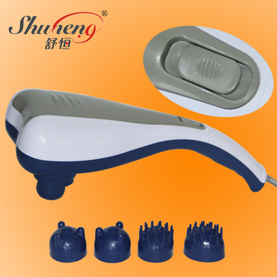 Shuheng double-headed massage stick home hammering instrument electric massager vibrating combing stick red light heating massage mallet