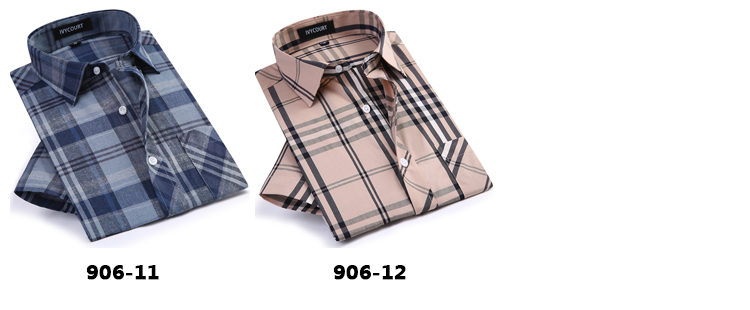 Mùa hè cho nam Áo sơ mi kẻ sọc ngắn tay trung niên Dad Pack Thin Cotton Old Man Áo ông nội Ngày của cha áo sơ mi nam kẻ sọc