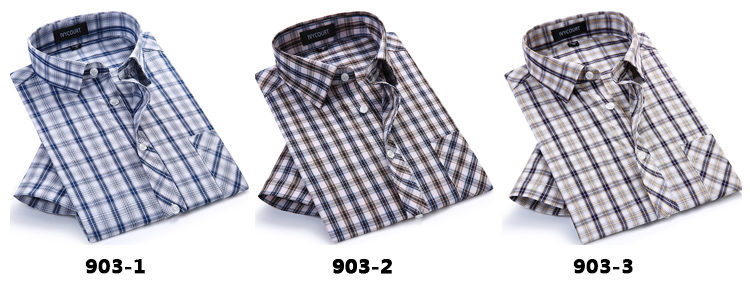 Mùa hè cho nam Áo sơ mi kẻ sọc ngắn tay trung niên Dad Pack Thin Cotton Old Man Áo ông nội Ngày của cha áo sơ mi nam kẻ sọc