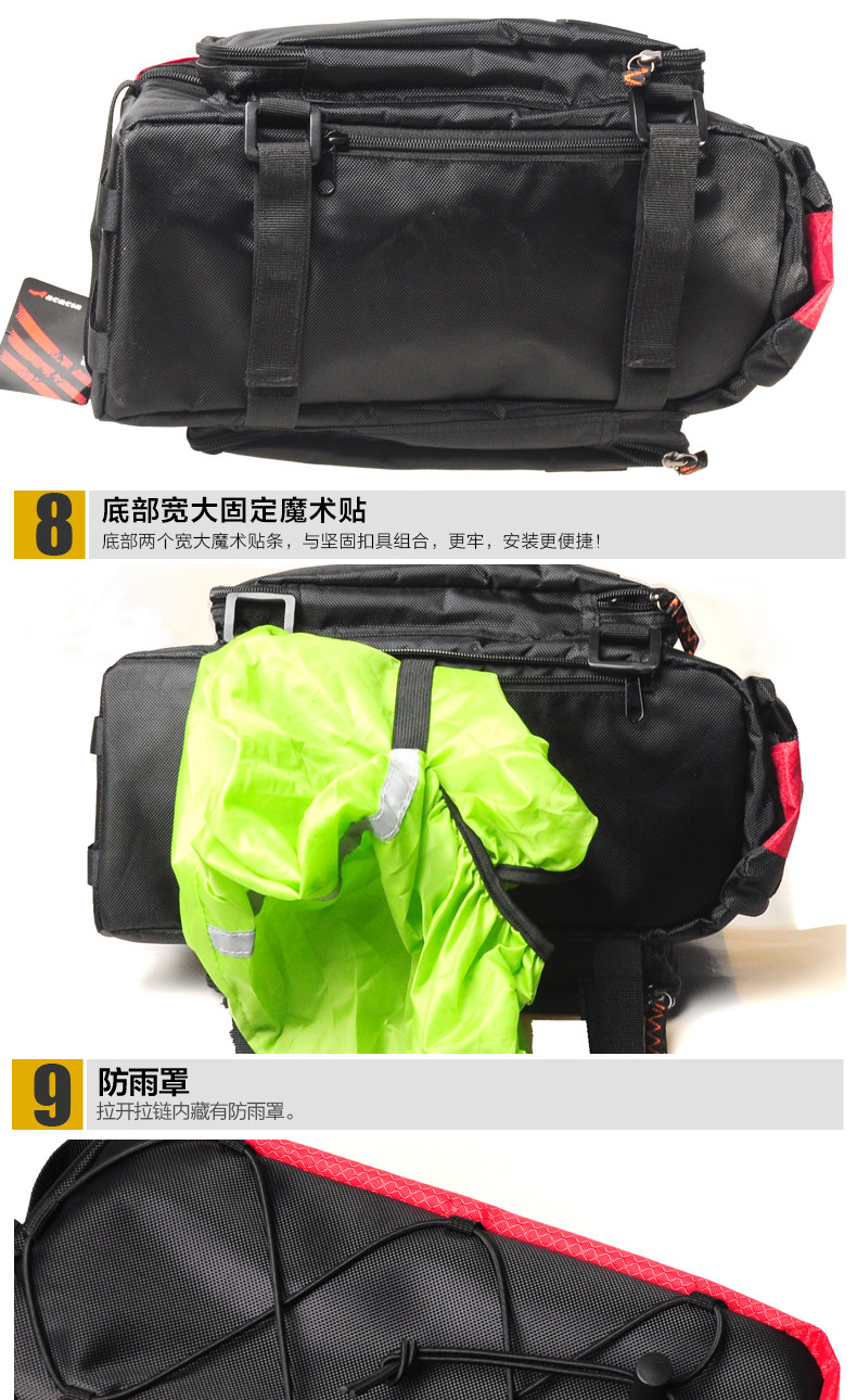 Sacoche pour vélo mixte ACACIA - Ref 2213361 Image 24