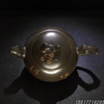 Antique old Tibetan Qing g Xiangmei Yun antique antique teapot collection old purple sand j pot original mine purple sand pot Wang Yinxian