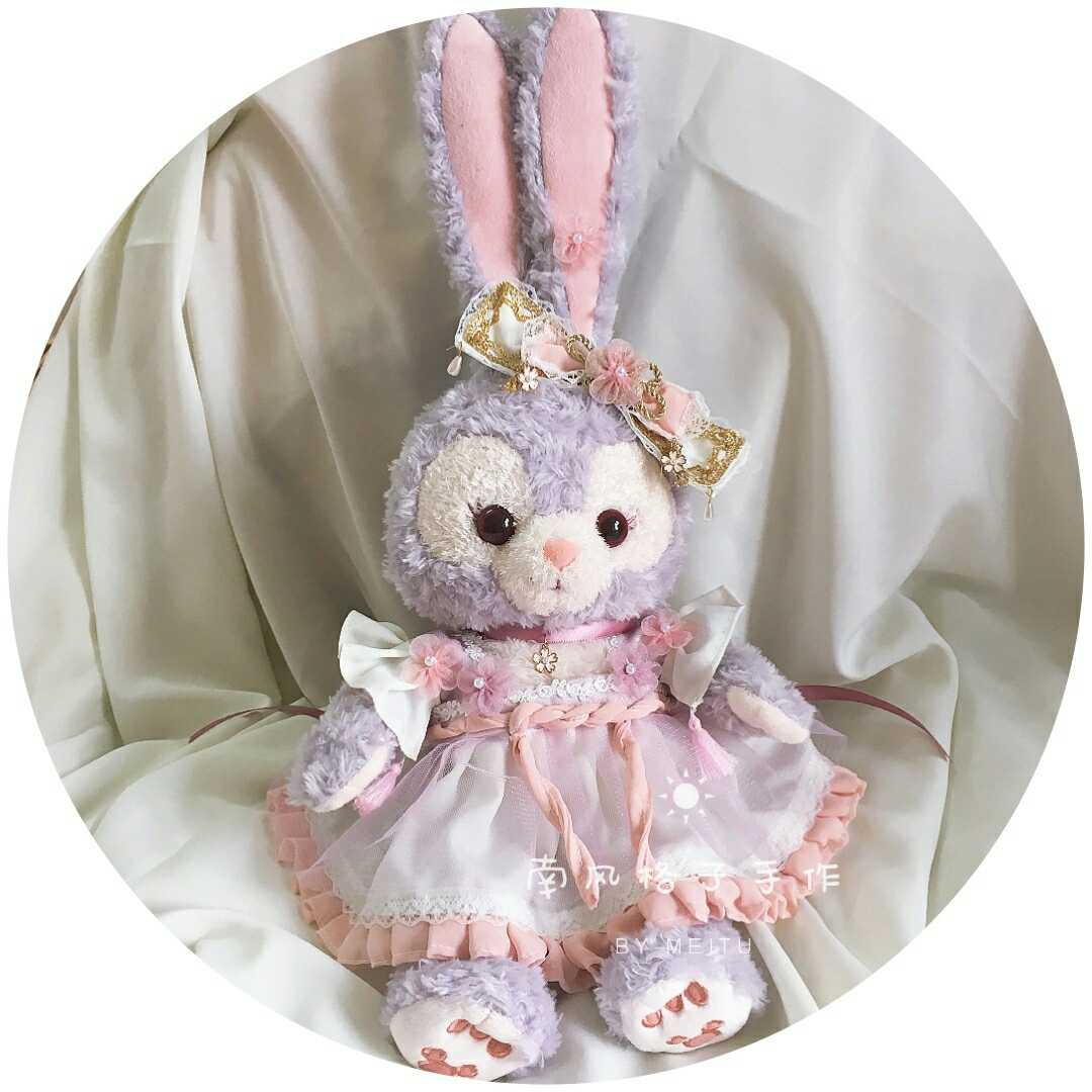 Star Dew clothes Lolita bear clothes with cloud deep flower tree Chinese style cherry blossom lolita doll clothes