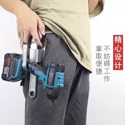 Electric screwdriver hook Stainless steel multi-function bracket Aluminum alloy material shelf Woodworking special hook hanger