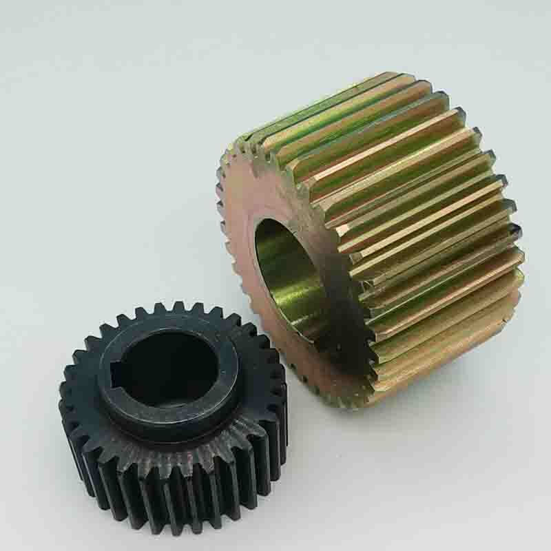 Tire Factory Vulcanized Motor Room Kyushu Pioneer Motor 3 # 4 # Gear Hard Toothed Surface with Toothed Shaft Sleeve Ready for Direct Delivery