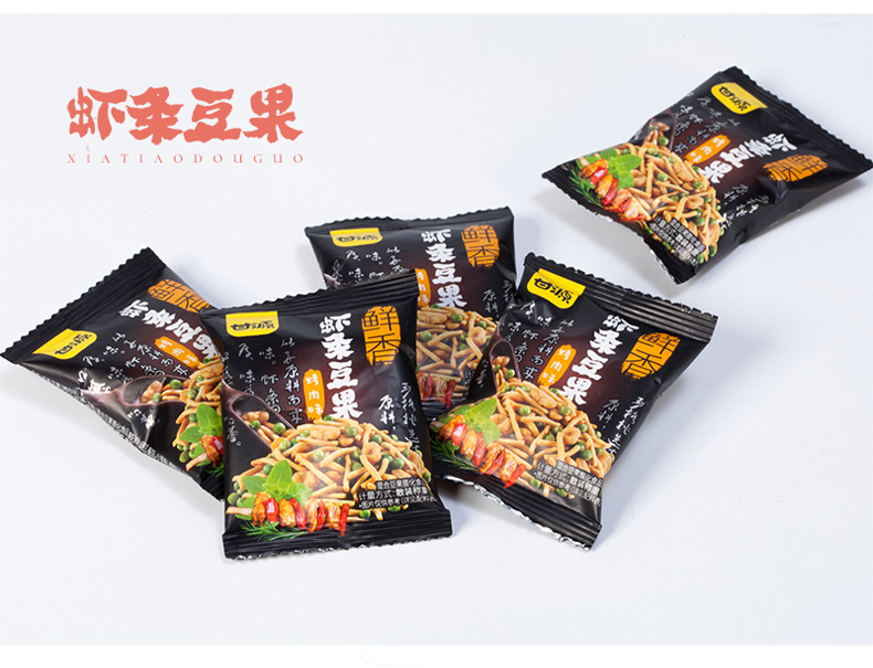 甘源牌虾条豆果500g独立包装