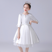 Girl Birthday Princess Dresses Princess Dresses Dress Fluffy Wedding Dresses Girl Walk Show Host Piano Plays Out of the Ocean Qi