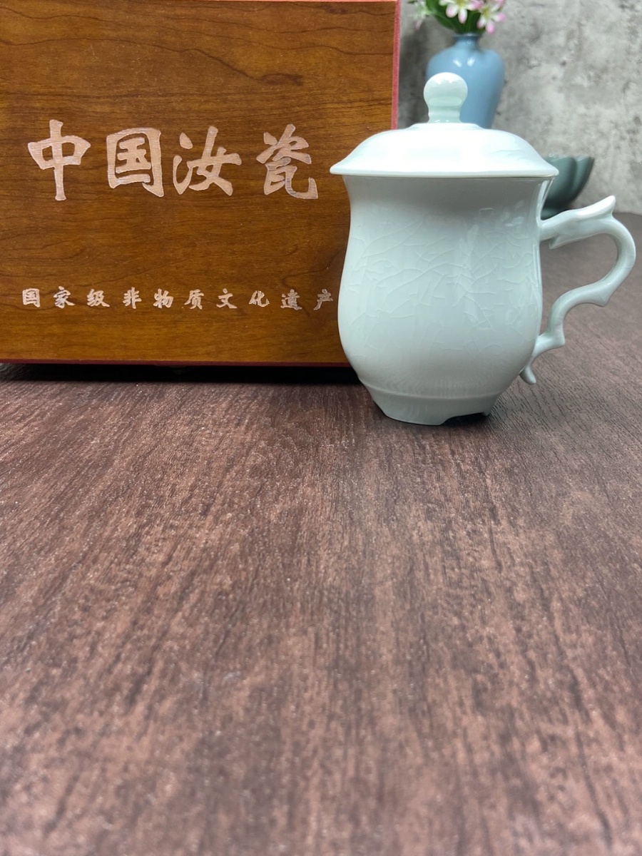 (Nienen) Thou State Thou porcelain sky blue dragon head cup Yuqing Prime Minister's office cup for self-use Jiao products-Taobao