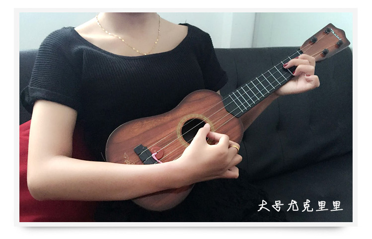 Trẻ em của cây đàn guitar nhỏ, đó là đồ chơi có thể chơi mô phỏng vừa ukulele người mới bắt đầu nhạc cụ âm nhạc để gửi picks