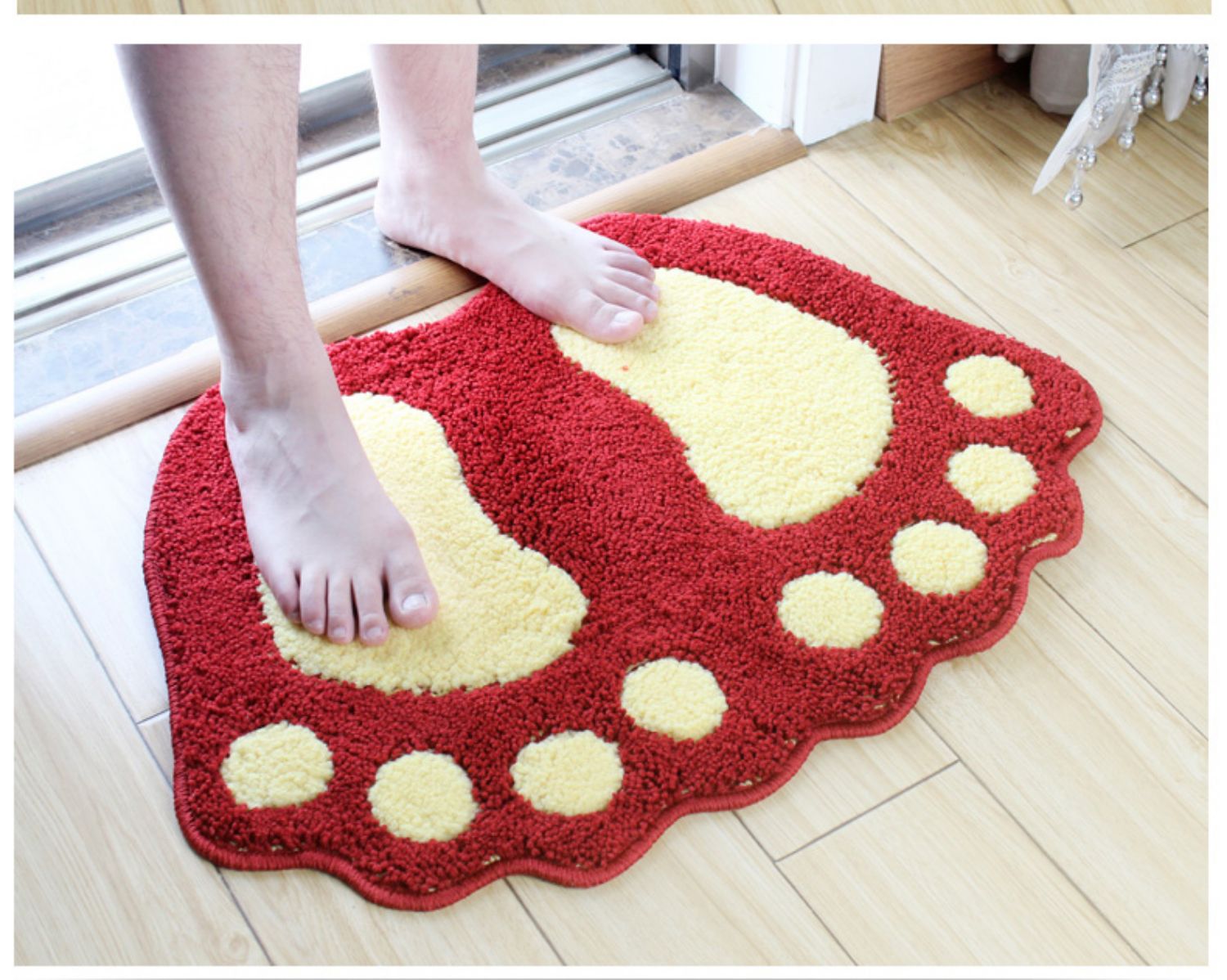 Thêm dày đổ thảm lớn chân phòng tắm nhà vệ sinh cửa chống trượt thấm sàn thảm phòng ngủ lối vào phòng tắm thảm - Thảm sàn miếng lót sàn nhà tắm