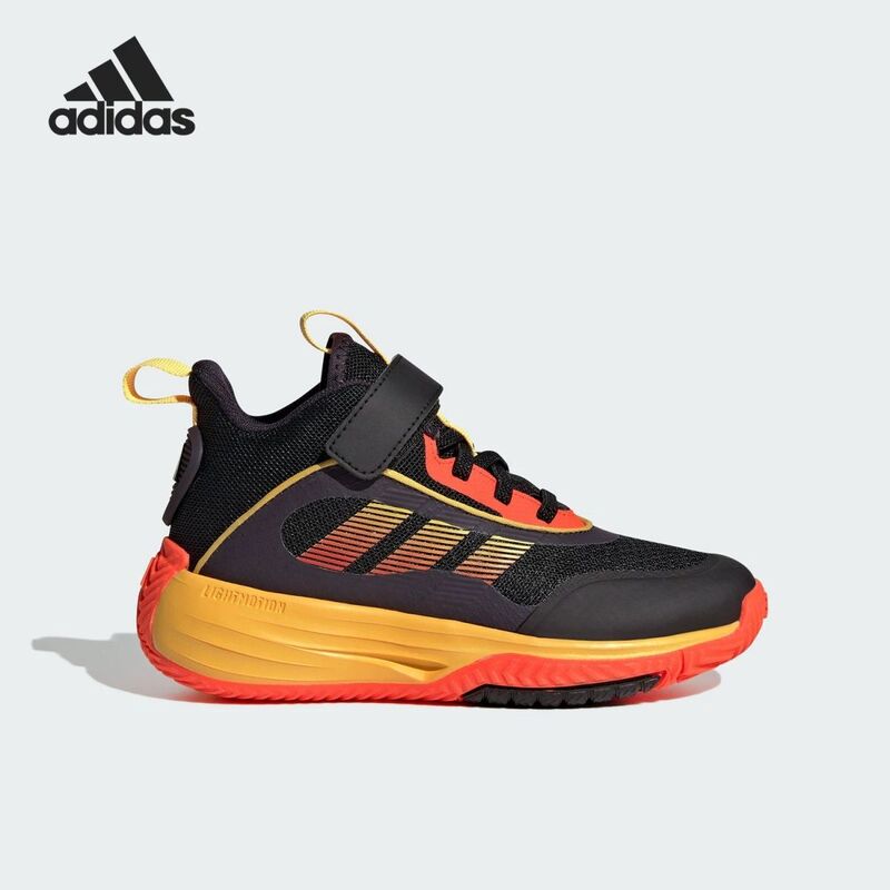 Adidas Ownthegame 3.0 K Big Kids' Sports Wear-Resistant Casual Basketball Shoes Jq3499
