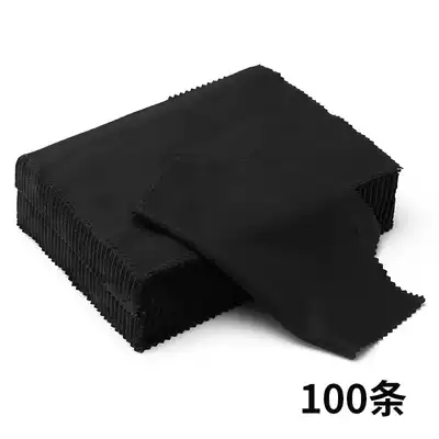 100 sheets of black glasses cloth Wipe myopia lenses sunglasses Mobile phone cloth Computer screen cleaning cloth accessories eye cloth