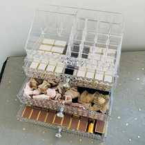 ins Wind lipstick storage box desktop karaqi Hello Kitty lip glaze cosmetics display shelf drawer style