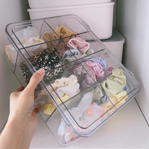 Hairband storage box hair accessories headline hairclip large intestine Hairband hair card Children Baby rubber band storage artifact jewelry box