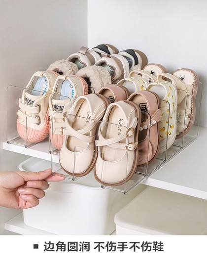 宝宝鞋子收纳架鞋架子鞋盒婴儿鞋柜神器儿童鞋箱大容量柜内省空间