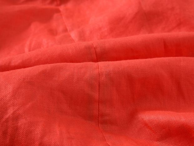 Nhật Bản một nút ramie tay áo bảy điểm mỏng giữa và dài phần cotton và lanh giải trí OL phù hợp với áo khoác rắn màu phụ nữ mùa xuân và mùa thu - Business Suit áo khoác nữ hàng hiệu