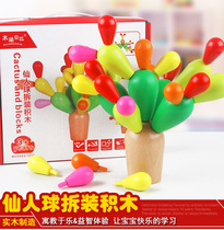 Childrens Puzzle Multi-function Dismantlement Toys Puzzle Cactus Ball Brake Build Building Building Building