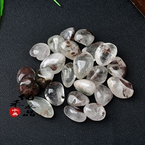 Natural Green Ghost Crushed Stone Large Grain Pendulum fish tank Flowerpot Landscape with Decorative Ore Specimen Stone