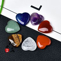 Natural Crystal Raw Stone Pendulum Pieces Amethyst Red Bisoft Jade White Crystal Seven Color Loving DIY Pendant Accessories