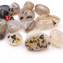 Natural Marine Jade Medullary Crystal Crushed Stone Large Grain Pendulum water grass Manau raw stone fish tank Ornamental Stones