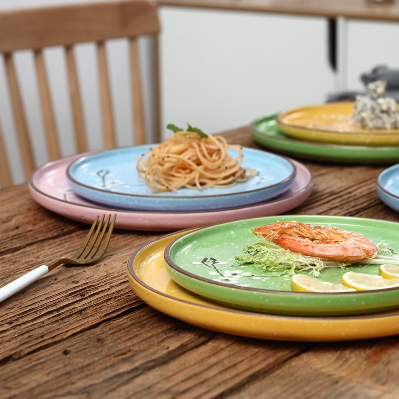 Ceramic disc western - style food tableware dish dish plate flat 0 home the afternoon tea heart plate of pasta of sushi