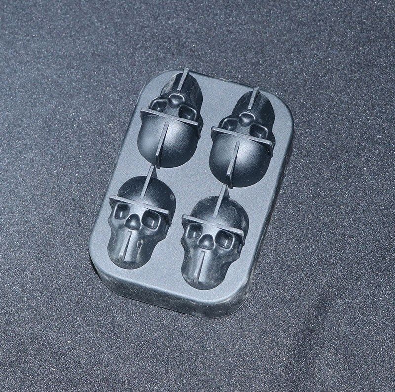 Silicone Gel Ice Case Ice Case Ice Sheet Skull Head Ice Hockey Molds Ice Hockey Molds Die Silicone Molds