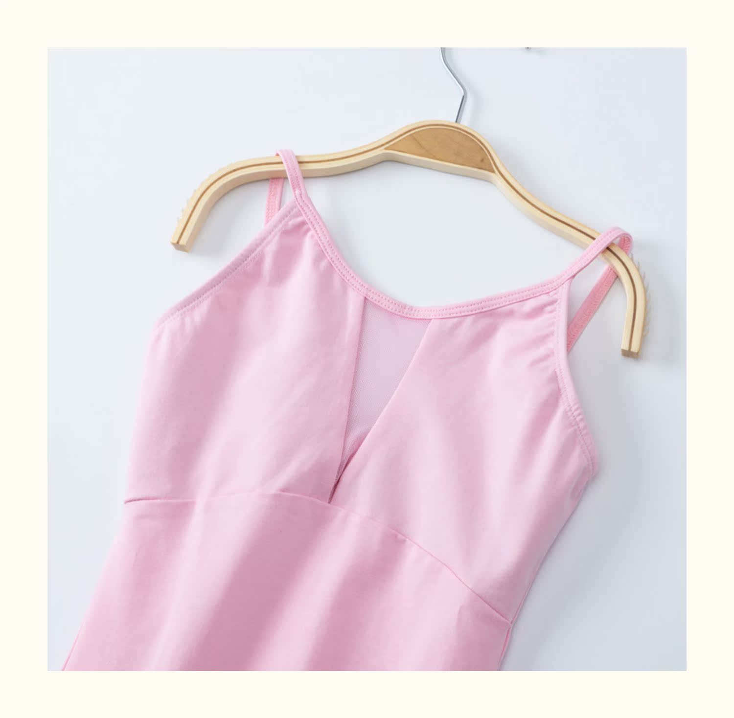 Trẻ em mới tập nhảy quần áo cotton sling cơ thể kiểm tra phù hợp với múa ba lê Trung Quốc biểu diễn quần áo chiến đấu mạng nữ - Trang phục thời trang bé trai
