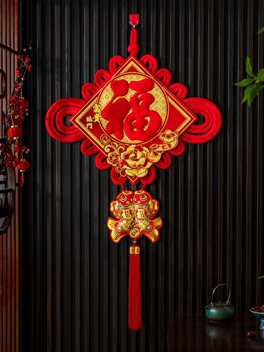 Китай Jiefu Trade Trade Living Room Большой две ориентированные новые крыльцы Entuan Gate Ruyi Jiexian старшие ворота украшения картины