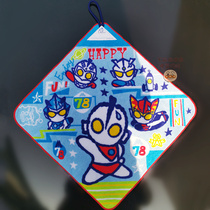 Japan Altman hand towel hanging face wash towel children hand towel children wash hand towel pure cotton baby small square towel handkerchief