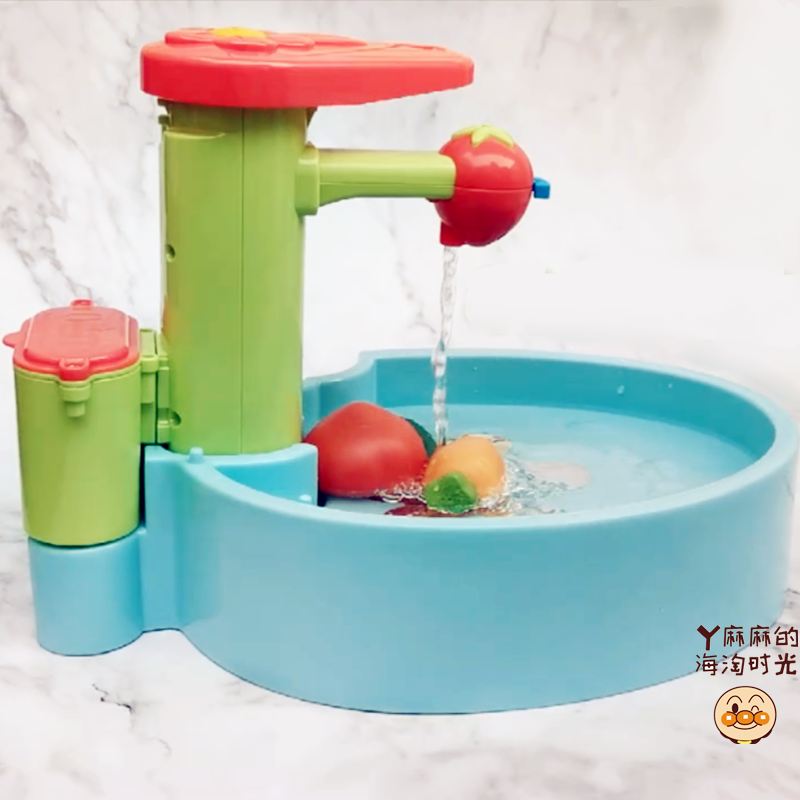 Japan Imports People Baby Home Emulation Toy Play Tap Puzzle Children Discoloration Vegetables Dressed as Home Wine