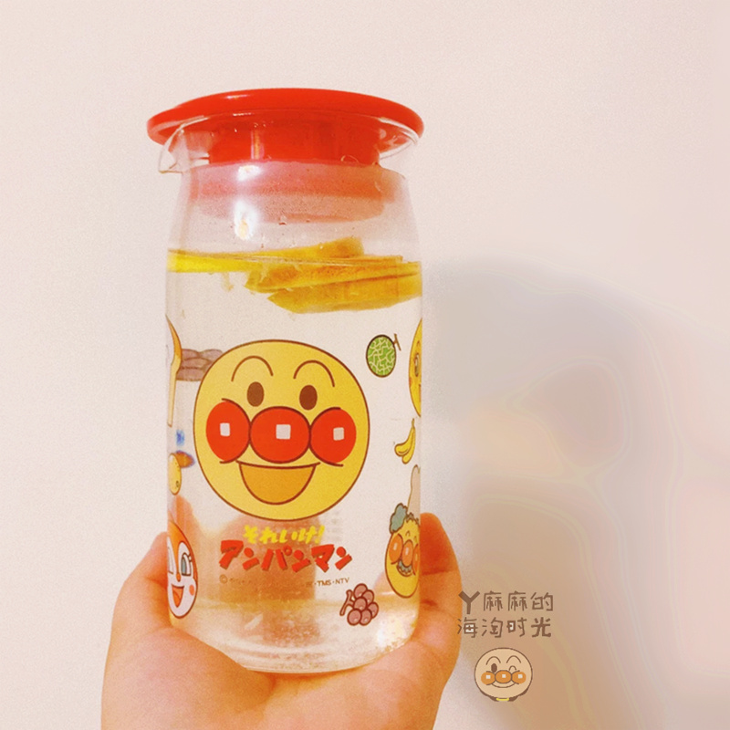 Japanese Bread Superman Glass Water Glass Accompanying Cup Glass Kettle Cold Water Pot Home Cold Water Pot High Temperature Resistant With Scale
