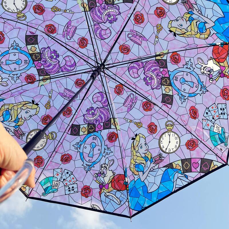 Japanese Princess Sanrio Stained Glass Transparent Umbrella Romantic Retro Long Handle Umbrella Thickened ins Frozen Japanese Princess Sanrio Stained Glass Transparent Umbrella Romantic Retro Long Handle Umbrella Thickened ins Frozen
