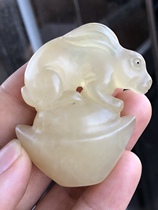 Shoushan lychee jelly full silk pure natural Shoushan stone seal seal piece in Bantian Wenwan collection seal carving rare stone