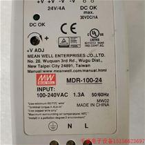 Negotiate the price and take the photo directly without delivery: MDR-100-24 rail-type switching power supply. The picture above is a real shot.