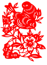 Take one photo and send 2 photos. Flower and bird paper cutting hollow magpie ascending the plum blossom window decoration carved paper sparrow paper cutting finished product.