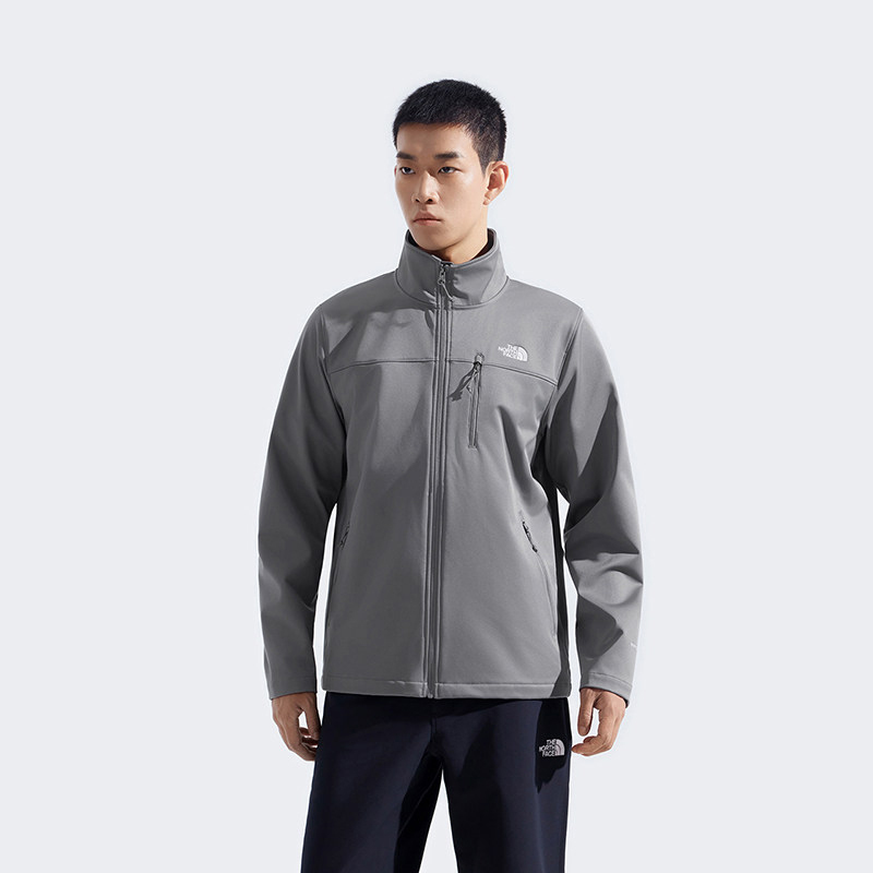 Thenorthface North Face Soft Shell Jacket Men's Outdoor Windproof and Water-Repellent Warm Stand-Up Collar Jacket 8Dnb Thenorthface North Face Soft Shell Jacket Men's Outdoor Windproof and Water-Repellent Warm Stand-Up Collar Jacket 8Dnb