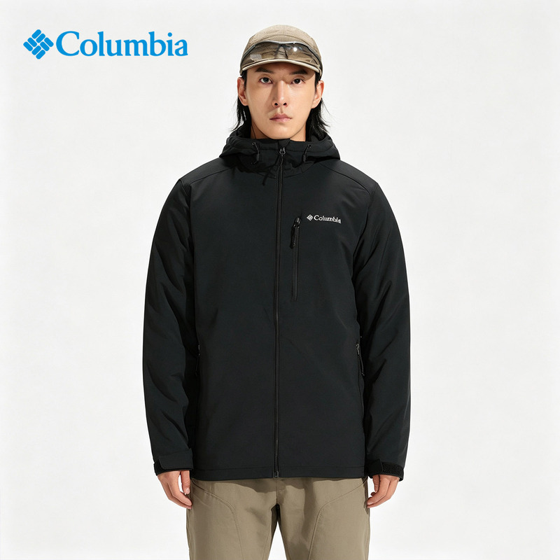 Columbia Men's Soft Shell Jacket 26 New Water-Repellent Windproof Padded Warm Jacket We3784