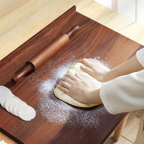 Household roll panel solid wood cutting board kitchen and panel chopping board non-stick chopping board extra-thick kneading noodle chopping board