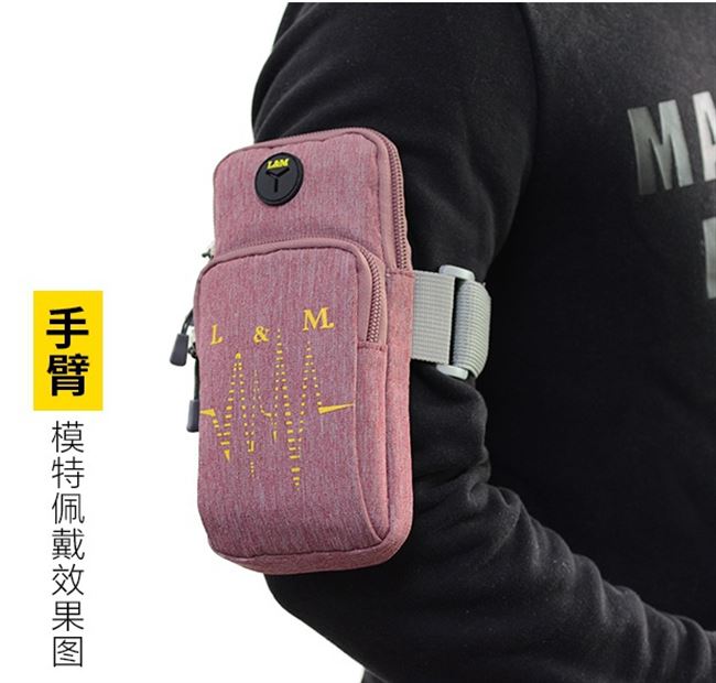 Túi xách tay thời trang túi lưu trữ chạy điện thoại di động đặc biệt túi xách tay bền nam thiết lập túi chạy túi đeo cổ tay - Túi xách 	túi đeo bắp tay	