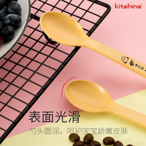 Импортная детская мультяшная ложка, посуда для еды для прикорма для домашнего использования, в корейском стиле