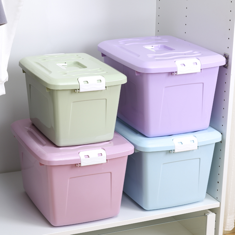 龙姿 大号收纳箱整理箱 50L*2个 图2