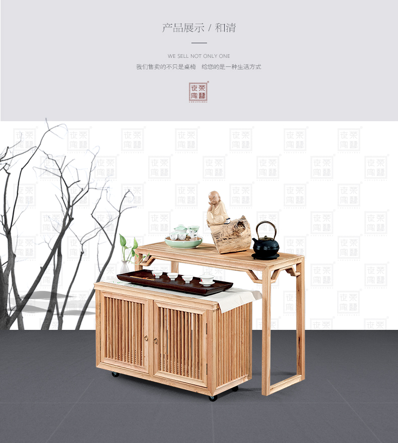 Trường hợp gỗ sồi hiên bàn gỗ rắn đơn giản hiện đại mới Trung Quốc cho trường hợp bảng nhiều bàn dài sơn miễn phí đồ nội thất - Bàn / Bàn bàn sofa gỗ