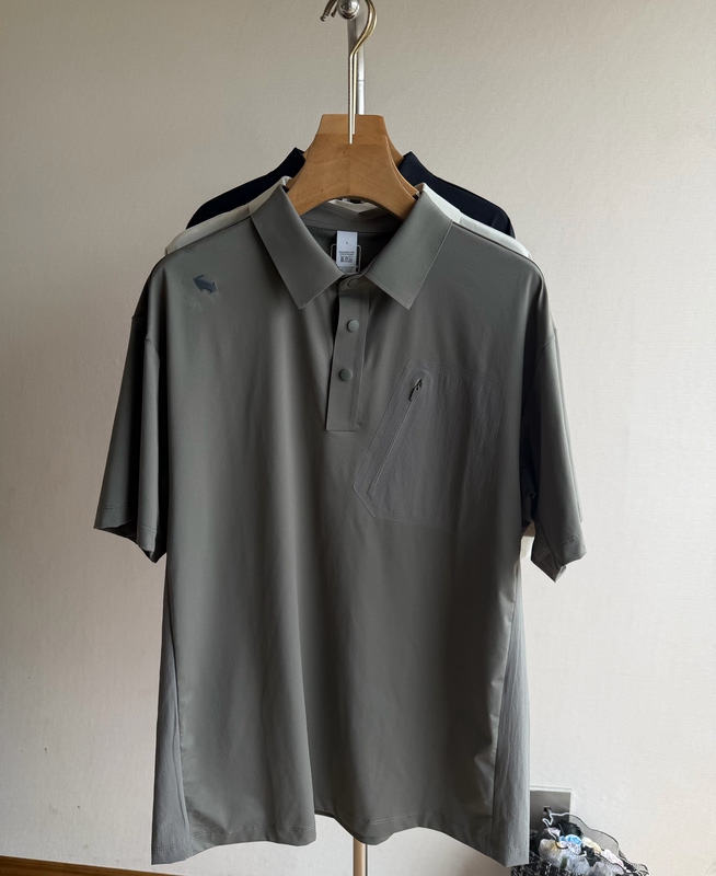 Great Product! Dst Men's Quick-Dry Polo Shirt, Suitable for Both Business and Casual Wear, Short-Sleeved, Breathable, and No Ironing Required