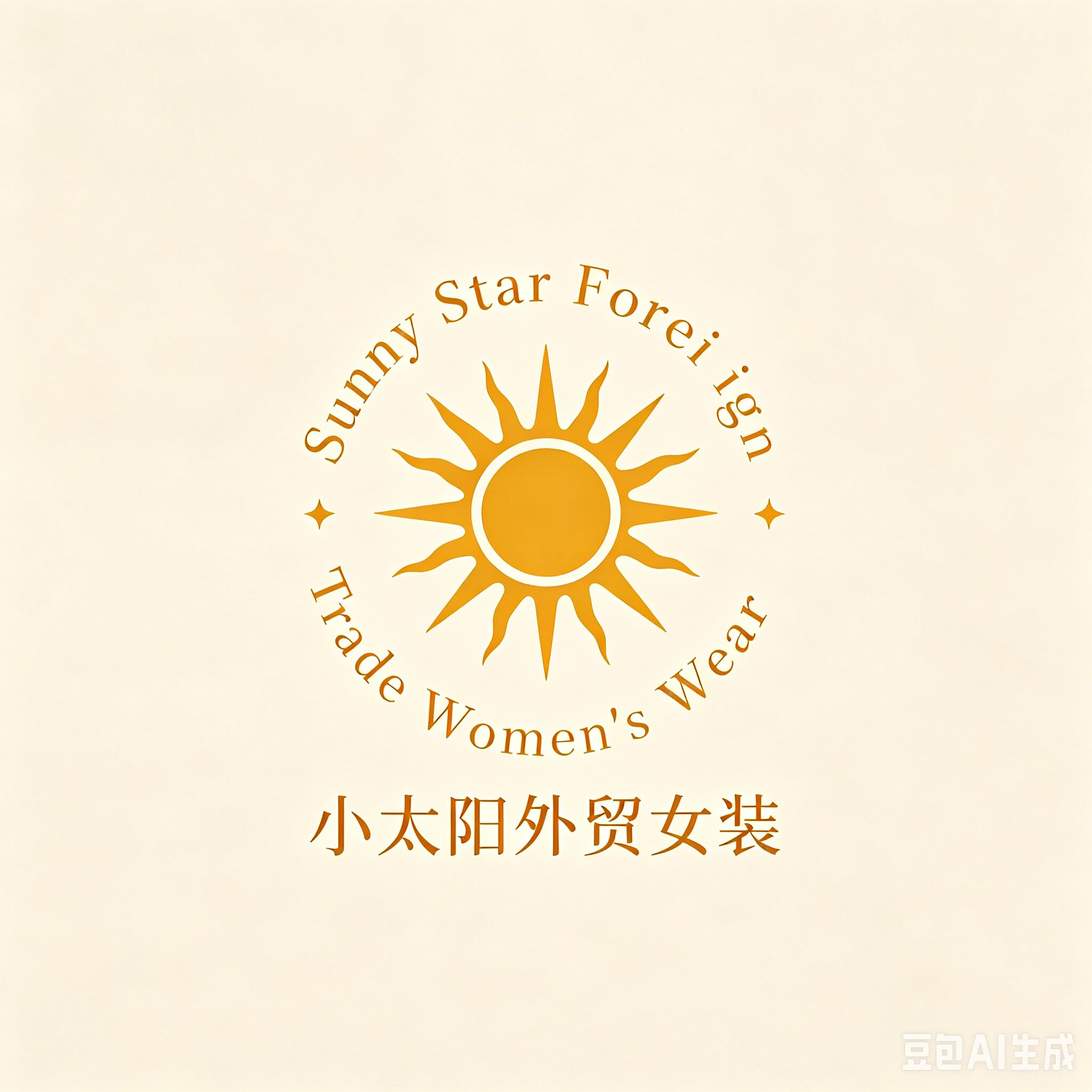 小太阳外贸女装的LOGO