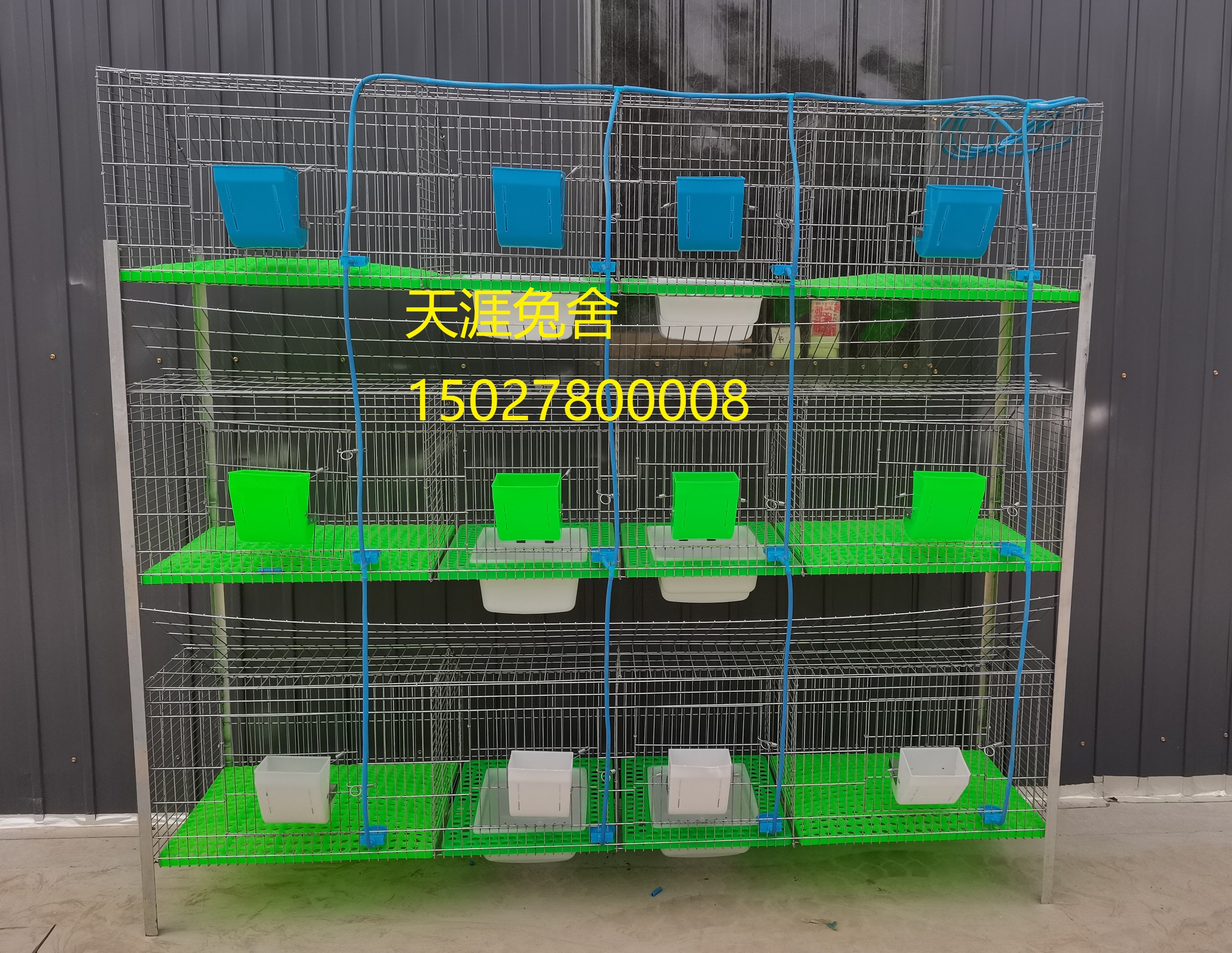 New 40*50 sink box 12 bits of rabbit cage bred hot dip galvanized wire with coarse removal dung