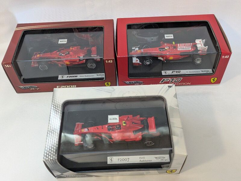 1:43 Hot Wheels Ferrari F2004 Racing Car F2002 F2001 F1 2000 F2012 F10 F2008