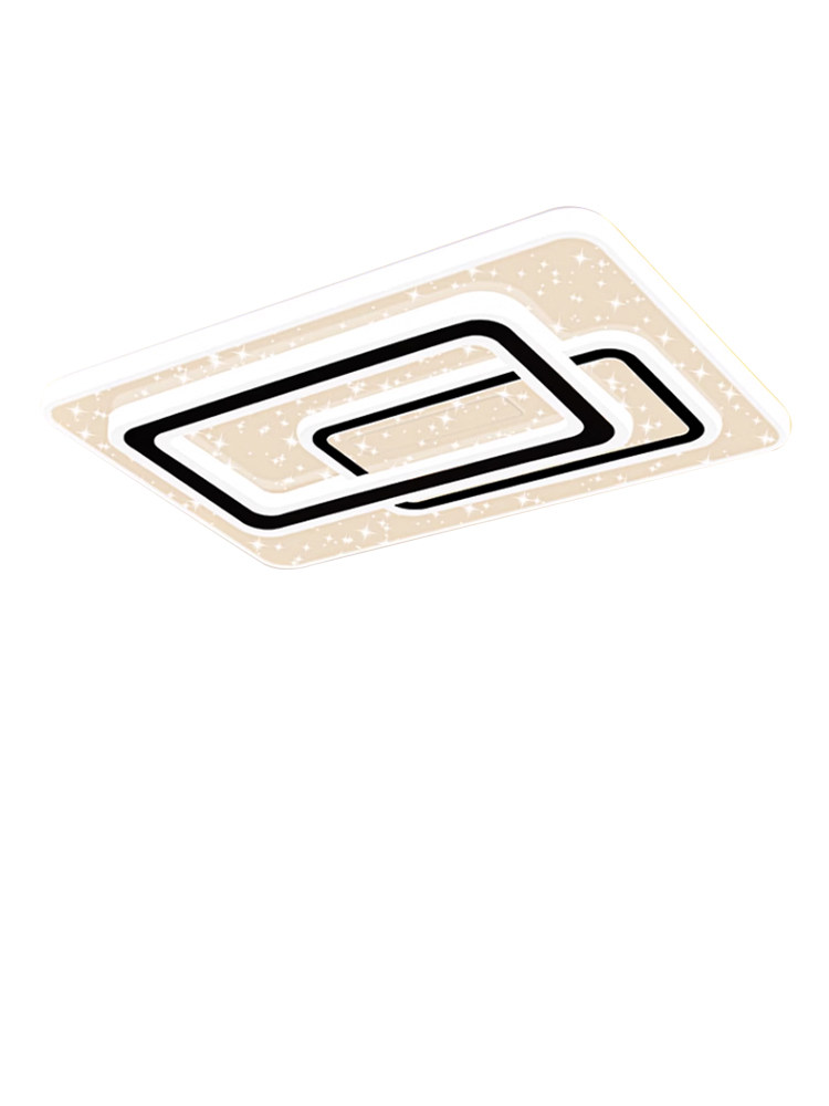 Minimalist Living Room Lamp, Ceiling Lamp, Main Lamp, Modern, Simple and Elegant, Ultra-Thin Eye Protection, Rectangular Office Lighting Package